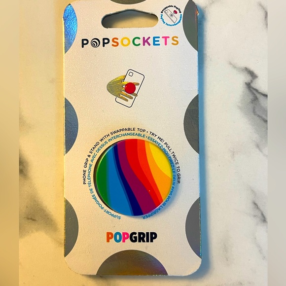 PopSocket rainbow colorful popgrip - Picture 1 of 2